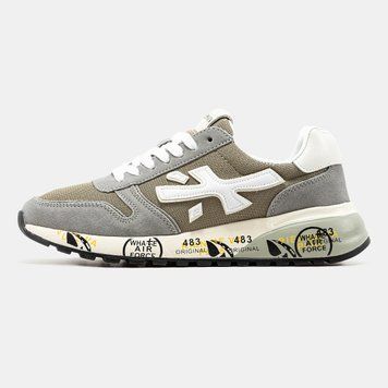 Кросівки Premiata Mick Beige Grey White 21012 фото