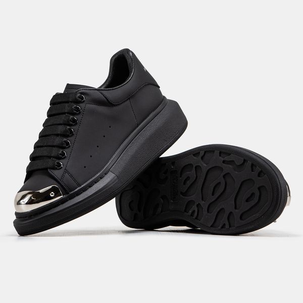 Кросівки McQueen Black Metal 03509 фото