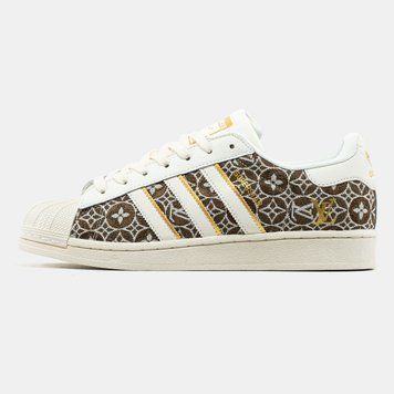 Кросівки Adidas Superstar x Louis Vuitton Cream Brown 23307-42 фото