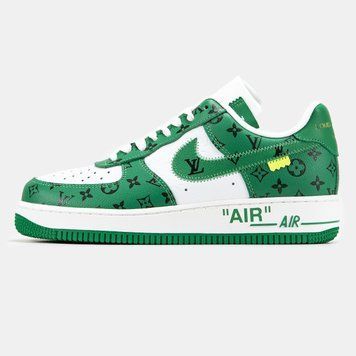 Кросівки Nike Air Force 1 x Louis Vuitton Green White 14894-38 фото