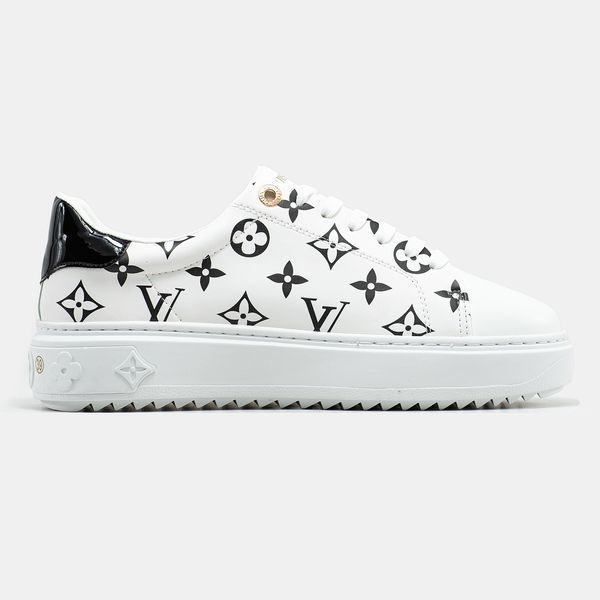 Кеди Louis Vuitton Trainer Time Out Monogram Blanc 16819 фото