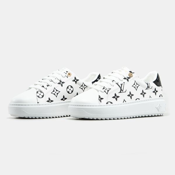 Кеди Louis Vuitton Trainer Time Out Monogram Blanc 16819 фото