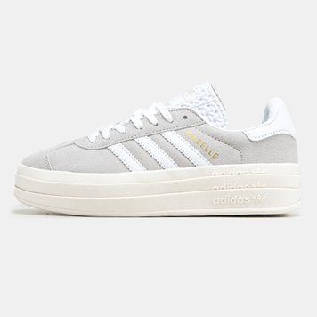 Кросівки Adidas Gazelle Bold Platform Grey White 11942-37 фото