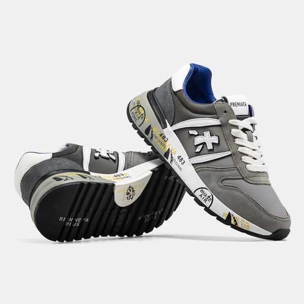 Кросівки Premiata Lande Grey White 20621-41 фото