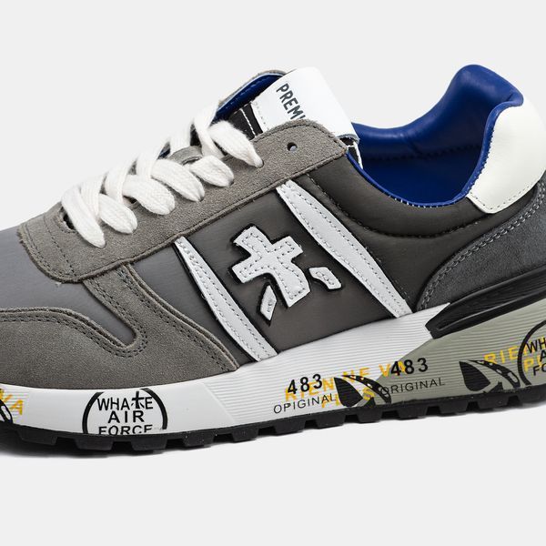 Кросівки Premiata Lande Grey White 20621-41 фото