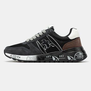 Кросівки Premiata Lander Black Grey Brown 19891 фото