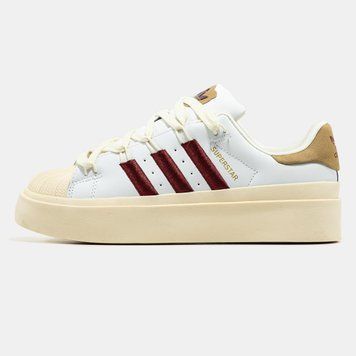 Кросівки Adidas Superstar Platform Bonega White Red Cream 13184-38 фото