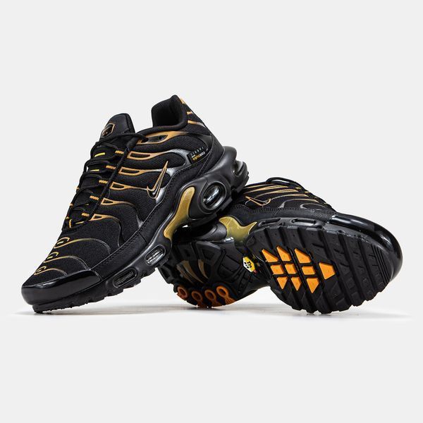 Кросівки Nike Air Max TN Plus Cordura Black Gold Yellow 14805 фото