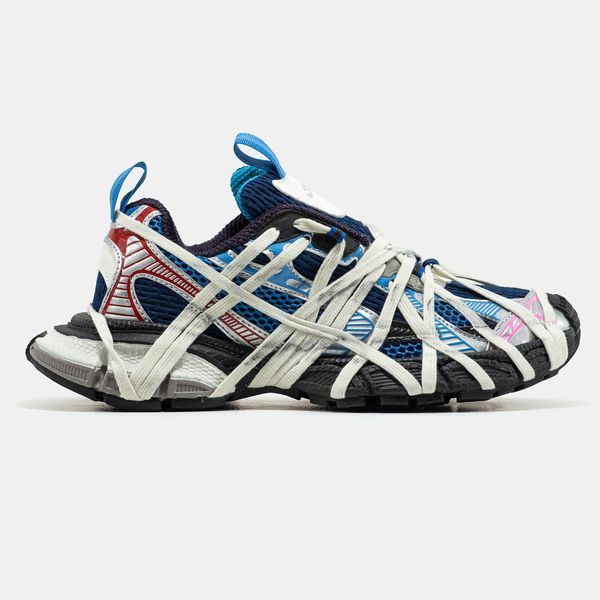 Кросівки Balenciaga 3XL Extreme Lace Black Blue Red 18835-37 фото