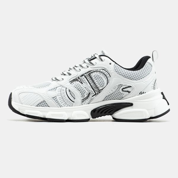 Кросівки Dior Chrono Sneaker White Black 19671 фото