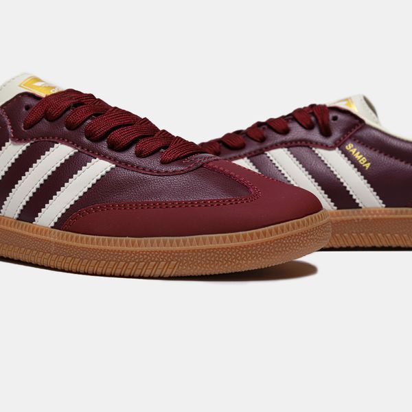 Кросівки Adidas Samba OG Maroon 17678 фото